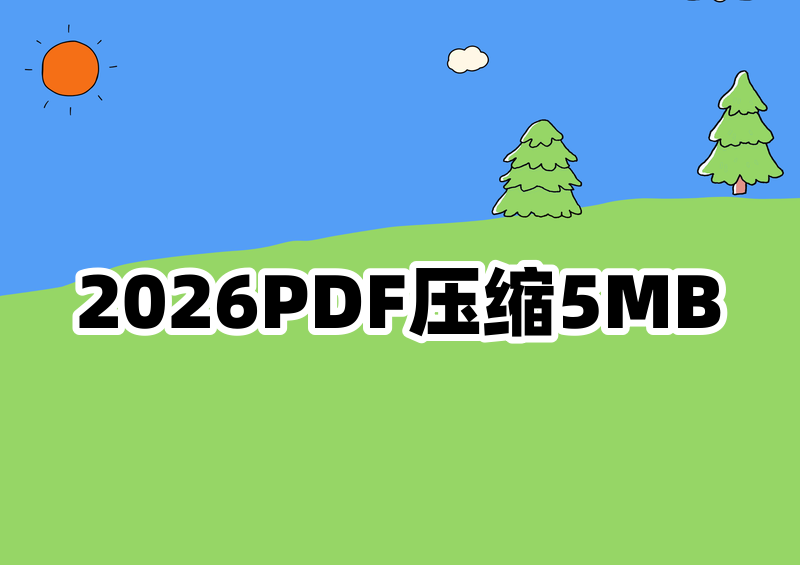 2026年PDF怎样压缩到5MB以内?4种方法+免费工具完整教程